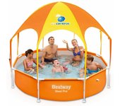Maison exclusive - piscina elevada para niños steel pro uv careful 244x51 cm