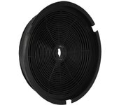 Vhbw filtro de carbón activado compatible con zanker decor 90 wh, decor 90 x, estraibile 60 bk, estraibile 60 bwn campanas cocina - 19 cm