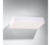 Lampada da parete in gesso bianco g9 aplique yeso uplighters blanco g9