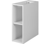 Estante de baño, blanco mate, 20 x 57 x 46 cm