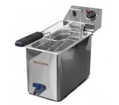 Freidora eléctrica de 4 litros con grifo eco maiser f6/4geco