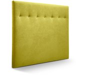 Cabecero dakota tela cabecero de cama tapizado para camas de 90 y 105 (115 x 120 cm) tela pistacho sueños zzz