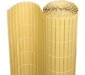 Canisse de pvc, pantalla de jardín, piscinas, valla de pvc resistente a los rayos uv, bambú 100 x 300cm