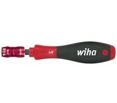 Wiha 25874 destornillador con portapuntas softfinish con soporte de cambio rápido 1/4 x 146 mm