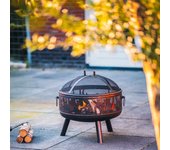 Chimenea de acero bronce blazer
