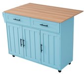 Carro de servicio elegante - carrito multifuncional de 129x46(71)x91,5 cm