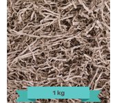 Creative deco 1 kg eco papel triturado kraft | reemplazo de lana de madera | relleno material de embalaje para cesta, caja, paquete, regalo, navidad