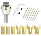 Brocas para taladradoras de madera - 16 piezas de 14 a 25 mm, hoja de carburo para madera, juego de fresas, dureza, fresadora de madera, brocas