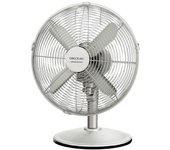 Cecotec ventilador de sobremesa energysilence 610 steeldesk. 40 w acabado en acero diámetro 12 con 4 aspas 3 velocidades oscilación altura