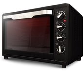 Horno eléctrico multifunción de sobremesa de 63l - hr-63rmrrusti - 2200w - negro