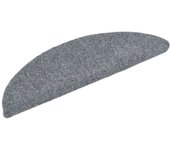 Alfombrilla autoadhesiva escalera 20 uds | alfombras de escalera | tapetes de escalera gris claro 56x17x3 cm cfw593467