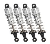 Amortiguador de metal para coche rc 1/12, amortiguador de resorte ajustable para mn g500/piezas de actualización (plata)