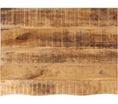 Tablero 80x60x2,5 cm borde vivo madera maciza de mango en bruto
