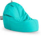 Puff lounge polipiel indoor turquesa happers