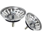 78 mm, 2 piezas, cubierta de fregadero de cocina de acero inoxidable, escurridor de fregadero de cocina