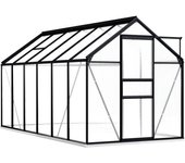 Maison exclusive - invernadero con estructura de aluminio gris antracita 7,03 m²