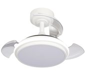 Ventilador de techo led antila mini xs blanco 35w 3000lm cct con mando a distancia