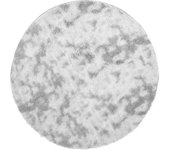 Alfombra de pelo largo navarra gris claro 200x200 cm poliéster