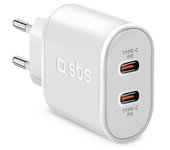 Sbs tetrpd20ccw cargador de dispositivo móvil universal blanco corriente alterna interior