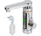 Grifo de agua eléctrico, calentador de agua de flujo giratorio de 360 grados, grifo de agua, 3000w, calentamiento rápido, grifo con pantalla led de