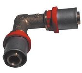 Racor a prensa doble curvo para multicapa 16 - pack