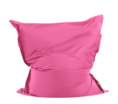 Beliani puf cojín 300 l fuzzy 140 cm 180 cm fucsia