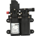 Bomba de agua eléctrica autocebante, bomba de diafragma de doble succión, 12 v, 100 w, para limpiar caravanas, barcos, coches (carcasa negra)
