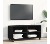 Vidaxl mueble para televisor negro 90x35x35 cm madera elaborada