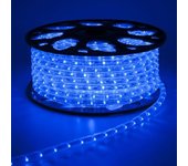 Manguera led, 45 m, 1650 leds azul, ip65, 230v, recortable cada 1m, prolongable