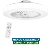 Ventilador de techo sin aspas noaton 12058w triton / 58cm / con luz led y mando