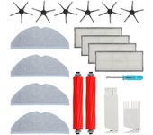 Accesorios de recambio para roborock s7 ultra cepillo principal rodillo inferior mopa almohadillas paños filtros hepa blanco cepillos