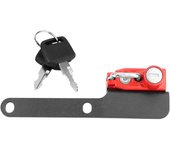 Gancho de montaje para bloqueo de casco modificado para motocicleta, apto para 1050/1190/1290 adventure 2012-2015 (rojo)
