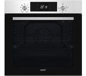 Horno multifunción mds 8008 x 8 funciones capacidad 80l mandos pushpull display digital puerta panorámica aquasmart color cristal negro y acero