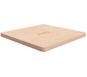 Tablero cuadrado 70x70x4 cm madera maciza de roble sin tratar