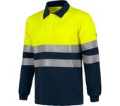 Worteam polo s6591 reflectan.amar/azul m/larga xxl