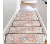 10 alfombras antideslizantes para escaleras, respaldo de tpr, alfombra de seguridad para escaleras, peldaños de escalera, 76 x 20 cm