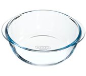 Fuente redonda vidrio pyrex® airfryer 26cm -2,3l - transparente