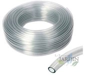 Manguera cristal transparente (6x9mm, 100m), pvc | conducción líquidos | gasolina, diesel, agua