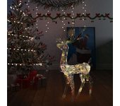 Maison exclusive - adorno de reno de navidad acrílico de colores 140 leds 120 cm