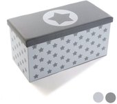 Baúl desmontable stars (38 x 37 x 76 cm) gris