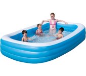 Piscina bestway gonfiabile rettangolare a 3 anelli autoportante cm 183x305x56h mod. 54009b