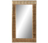 Espejo de pared home esprit dorado metal moderno 73,5 x 4 x 124 cm