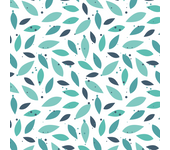 Papel pintado floral verde