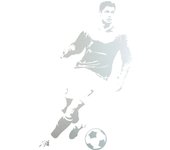 Vinilo adhesivo decorativo esmerilado - cristiano ronaldo