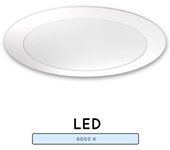 Downlight blanco phoenix 42w d23 blanco fría 6000k blanco fría 6000k