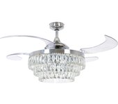 Ventilador de techo fanaway veil en cromo