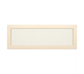 Rejilla de ventilación para chimenea color crema - classic 17x49
