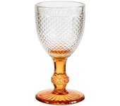 6x copas de cristal h&h diamond b/naranja vin20