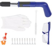 Pistola de clavos ligera y portátil, dispositivo de clavado para pared, herramienta de instalación de cámara fija para decoración, aleació