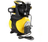 Wiltec bomba de agua 1000 w con tanque de presión de 19 l y prefiltro, caudal 3500 l/, equipo de presión de agua para uso doméstico, carcasa de plá...
